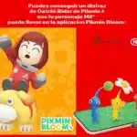 ¡Puedes conseguir un disfraz de Oatchi-Rider de Pikmin 4 que tu personaje Mii™ puede llevar en la aplicación Pikmin Bloom!